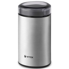 Кофемолка Vitek VT-1544, электрическая, ножевая, 200 Вт, 70 г, серебристая