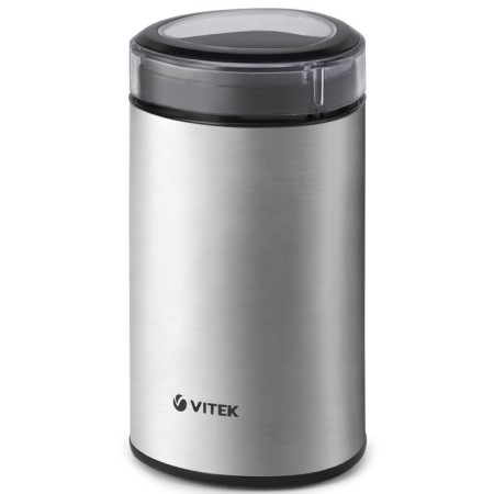Vitek VT-1544 coffee grinder, electric, knife, 200 watts, 70 g, silver