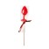 Lollice Sosuchki "Anal sleeve small Whiskey", the color is red, 29 g