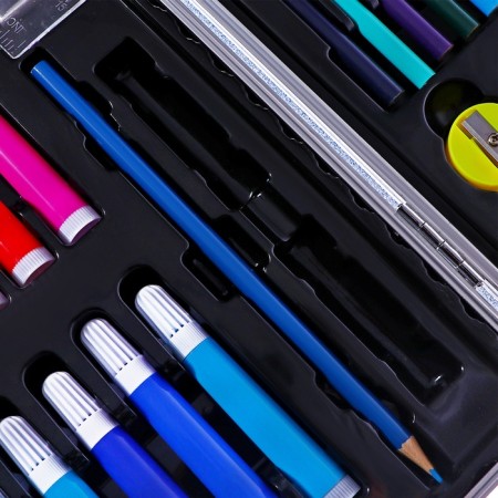 Set for drawing, PVC, blue-8