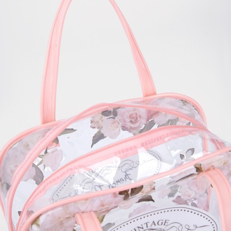 Lightning cosmetic bag, pink color-2