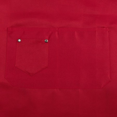 Apron Ethel "Style" color red 70 x80cm, 80% p/e, 20% cotton-2