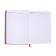 Dated diary 2025, A6+, 176 sheets "Lyon", solid cover, pancake embossing, with liesa, block 80 g/m2, red