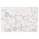 Picture on numbers for children, 20x30 cm, Winnie-Pooh