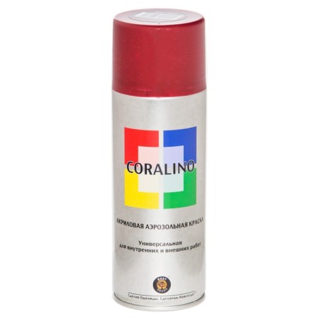Aerosol paint enamel red wine 520ml Coralino Ral3005-1