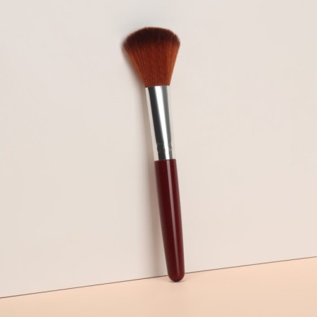 Makeup brush, 14 (+/- 1) cm, brown color-2