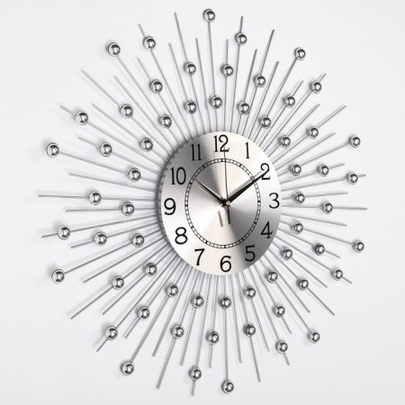 Wall clock, series: openwork, "spheres", smooth move, D-58 cm, dial 22 cm-1