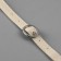 Shoe strap, artificial leather, 58 cm, 8 mm, 2 pcs, beige color
