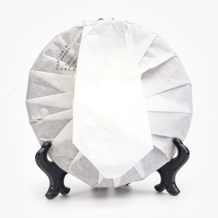 Chinese sustained green tea "Shen Puer. Old tree", 357 g, 2012, Yunnan, pancake-1