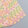 1-sided paper with gold embossing "Flower kaleidoscope" density 80 g 24.5x23 cm