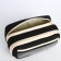Cosmetic bag on lightning, black color