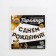 Garland on the tape "Happy Birthday!", Black-gold, length, 250 cm