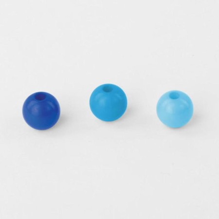Beads for creativity "Balls", 8 mm, 30 grams (lilac, turquoise, blue)-5
