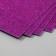 A set of glitter foamiran (5 sheets) 2 mm, 20x30 cm, purple