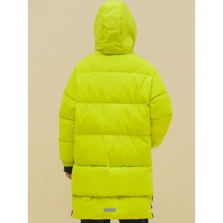 Coat for girls, height 104 cm, yellow color-12