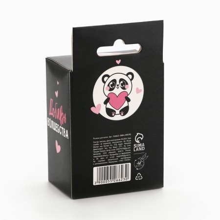 Hair elastic bands "Mahrushka", Panda, 50 pcs.-3