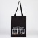 Bag Schoper Book Shop 35x0.5x40, Department without lightning, without lining, black