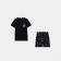 Pajama men's kaftan "f*ck you" R.52, black