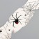 Tattoo on the body Black "Freckle. Web on the web" 16x5 cm