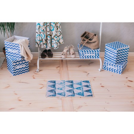 Sigzag -Sigzag Orgasiser, 24 departments, 32 × 32 × 12 cm, blue color-7