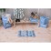 Sigzag -Sigzag Orgasiser, 24 departments, 32 × 32 × 12 cm, blue color