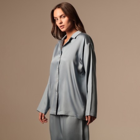 Home suit (shirt and trousers) SL Home p. XL, blue-1