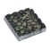Cookie box, "green camouflage" 15 x 15 x 3