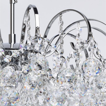 Chaler "Pearls" 6x60W E14 Chrome-6