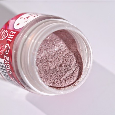 Glitter water -soluble Konfinetta "raspberry" for decorating desserts, drinks, 5 g.-3