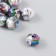 Busina Plastic for creativity "Black and white faces. Hologography" mix 1.4x1.4x1.4 cm