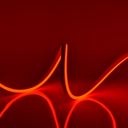 Flexible Neon Uniel, 8x16 mm, IP67, 15 m, 120LED/m, 10W/m, 2835, 24 V, red glow red