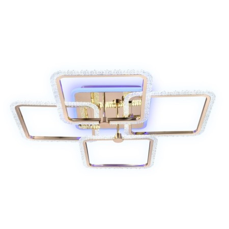 LED ceiling LED with Ambrella Light, Original, Fa538, 4XLED, 148 W, 11100LUM, 3000-6400K, Gold Color.-2