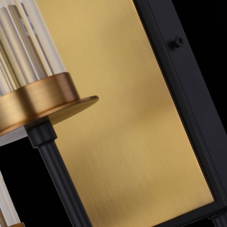 Sconces st. SL336.301.02. Delavera. 2x60 watts, E14, 15x41 cm, brown color, bronze-3