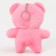 Soft toy "Bear with Heart" on a key fob, 13 cm, color mix