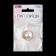 Metal button on the leg, decorative, d = 25 mm, pearl color