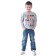Svitshot Children's My Old, height 122 cm, color gray melange