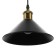 Lamp Bayerlux 1244/1bk E27 40W Black 22x22x8.5-108 cm
