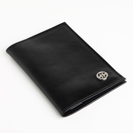Covers for passport, textura, black color-2