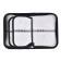 Penal 3 sections, tab inside, 140 x 210 x 40 mm, fabric, calligrata top Block "Wolf Graphics"