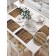 A set of napkins for setting the table "wooden fence", rectangular, size 32x46 cm, 4 pcs