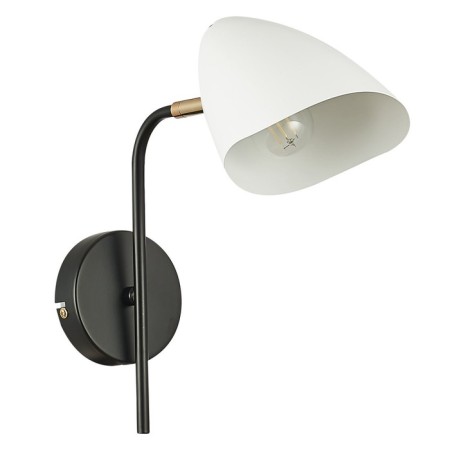 Wall lamp EVOLUCE. Sle103601-01. Satta. 1x40 W, E14, 12.5x28.5 cm, black color, gold-5