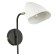 Wall lamp EVOLUCE. Sle103601-01. Satta. 1x40 W, E14, 12.5x28.5 cm, black color, gold