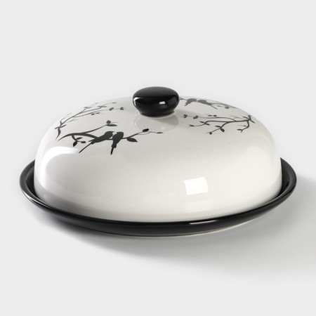 The pancake of the share "Spring evening", d = 23 cm, white color-2