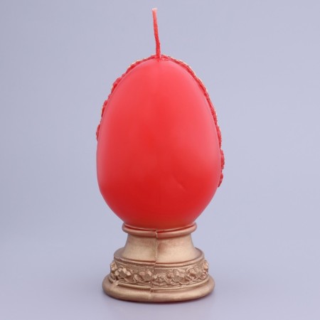 Decorative candle "Easter egg with birch" mix-3