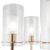 Suspended lamp 60W, 6he14, 51.5x75 cm, French gold