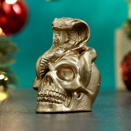 New Year. Symbol 2025. Figure "Snake with a Skull" 6cm