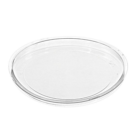 Cover to the container M-750k, round, transparent color, size 14.9 x 14.9 x 1 cm