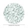 Tables on the table "Strict sheets", round, oxford, elastic band, size 140x140 cm, diameter 105-120 cm
