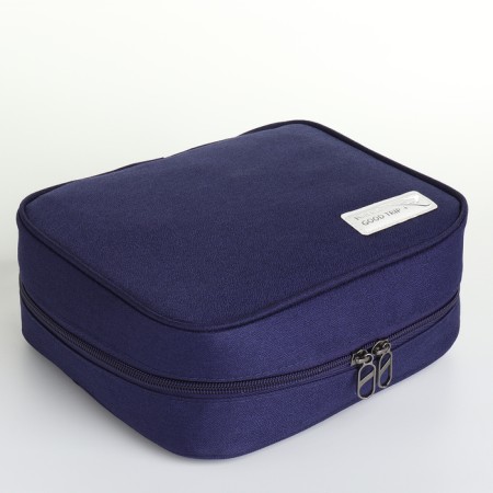Lightning cosmetic bag, blue color