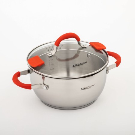 Aurora pan, 4 l, d = 22 cm, capsule, glass cover